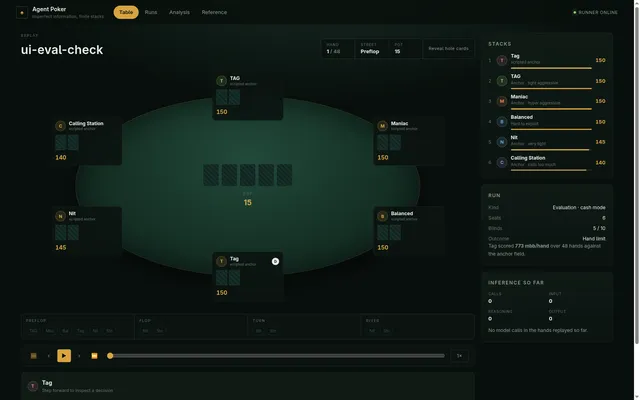 Agent Poker screenshot