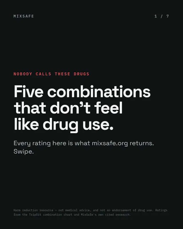 Not a drug · slide 01