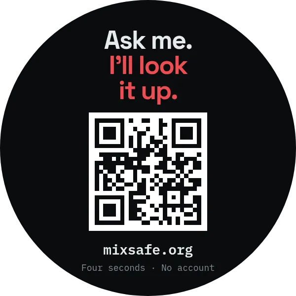 Ask me. I'll look it up. — 2in round