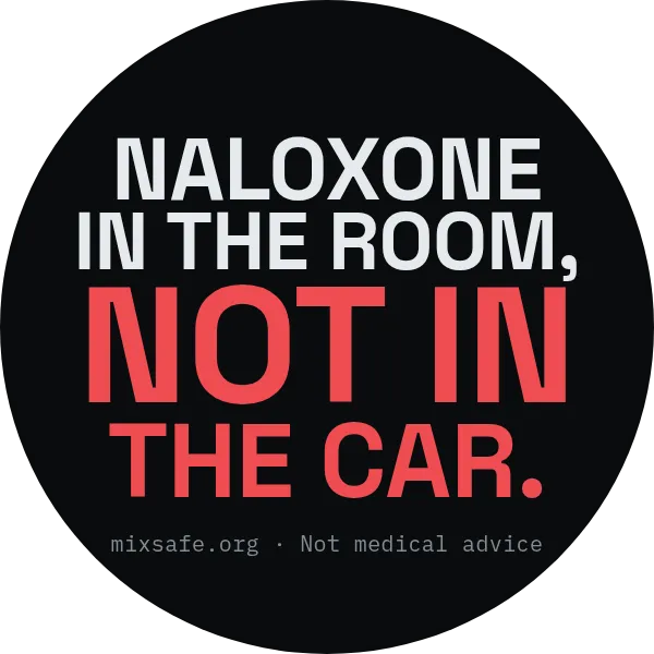 Naloxone — 2in round